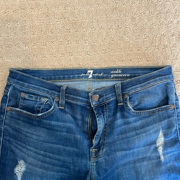 7 For All Man Kind ankle jeans - Picture 5 of 6